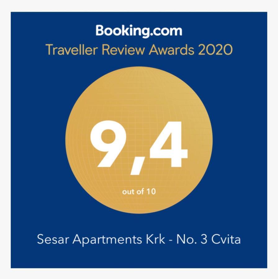 Sesar Apartments Krk - No. 3 Cvita Krk Town Eksteriør billede